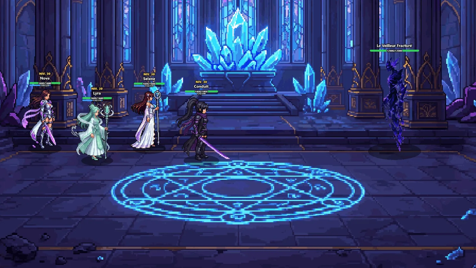 Combat en pixel art — Avant l'assaut