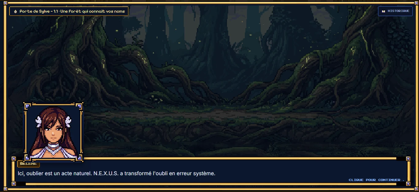 Interface en pixel art — Les dialogues