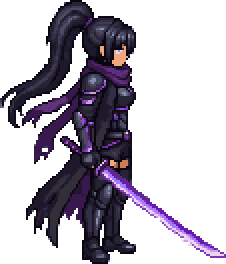 Lame Spectrale en pixel art