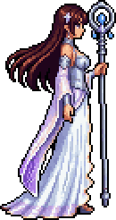 Selene en pixel art