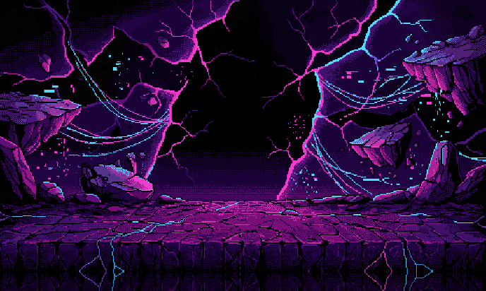Fond de zone en pixel art — La Trame
